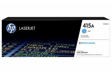 HP 415A originálny toner modrá / pre HP Color LaserJet Pro M454dn / 2.100 strán