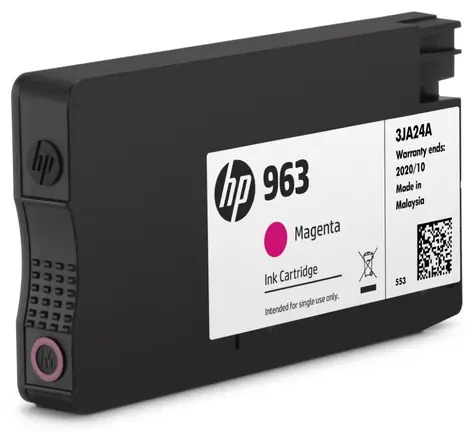 HP 963 originálny cartridge fialová / pre HP OfficeJet Pro 9010 &amp; 9013 &amp; 9020 &amp; 9023 / 700 strán