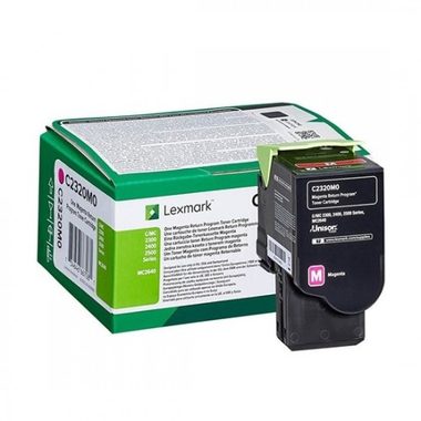 Lexmark C2320M0 originálny vratný toner fialová / pre C2525 &amp; C2425 &amp; C2535 &amp; MC 2325 &amp; MC 2425 &amp; MS2535 / 1.000 strán