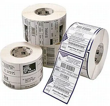 Zebra PolyPro 3000T Gloss etikety 102x51mm / rolka 127mm / rolka 25.4mm / 1370ks / balenie 4 role