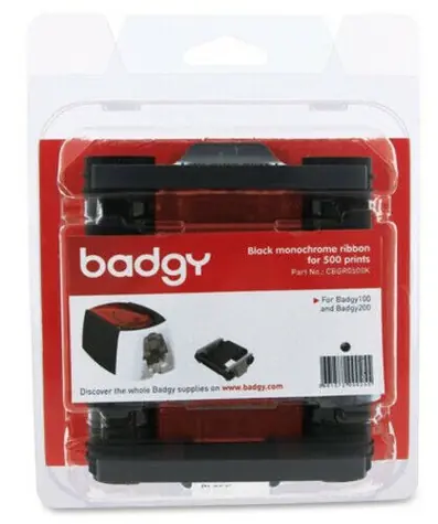 Evolis farbiaca páska čierna pre tlačiarne Badgy100 &amp; Badgy200 / kapacita až 500 kariet