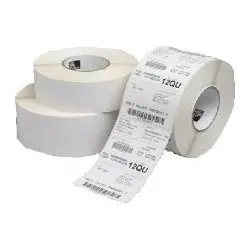 ZEBRA Z-Perform 1000T samolepiace papierové etikety TT 38x25mm (12 roliek) / rolka 127mm / rolka 25,4mm / 2580ks / 12 roliek