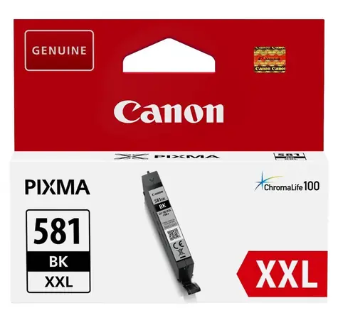 Canon CLI-581XXL B originálny cartridge čierna / pre PIXMA TR7550 TR8550 / 11.7ml