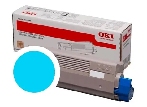 OKI 46861307 originálny toner modrá / C834 &amp; C844 / 10.000 strán