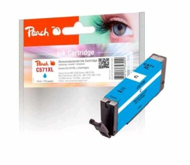 Peach CLI-571XLC modrá / alternatívny cartridge / 11 ml