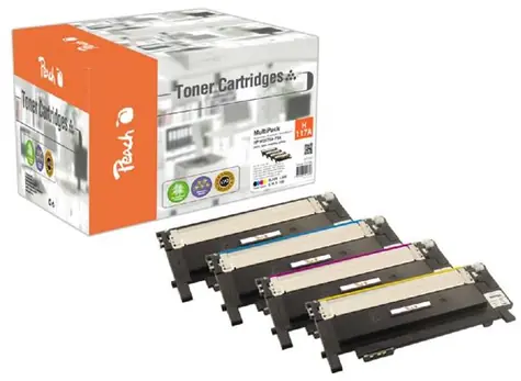 Peach W2072A kompatibilný toner MultiPack / pre HP Color Laser 150a &amp; 150nw &amp; HP Color Laser MFP 178nw &amp; 179fnw
