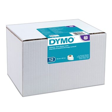 Dymo papierové štítky 101mm x 54mm 2640 ks / biele / veľké