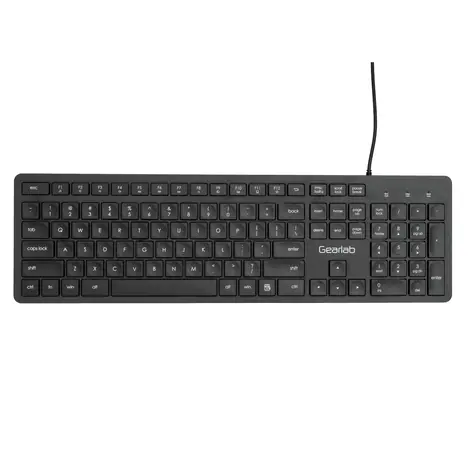 Gearlab G220 US layout čierna / drôtová klávesnica / USB / US Layout