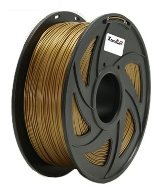 XtendLan PLA filament zlatá / struna pre 3D tlačiareň / PLA / 1.75mm / 1kg