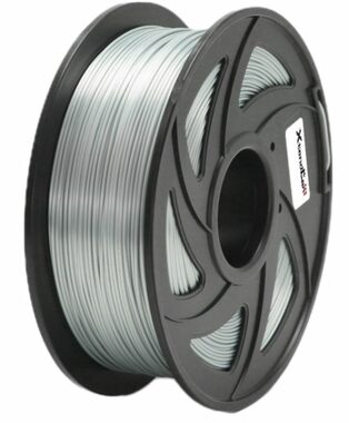 Xtendlan PLA filament lesklo-strieborná / struna pre 3D tlačiareň / PLA / 1.75mm / 1kg 