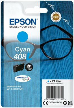 Epson DURABrite Ultra 408L XL modrá / pre WF-C4810DTWF / 21.6 ml