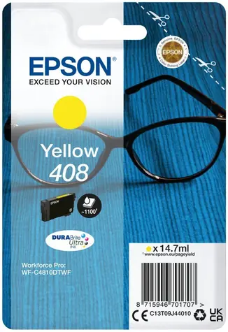 Epson DURABrite Ultra 408L žltá / pre WF-C4810DTWF / 14.7 ml