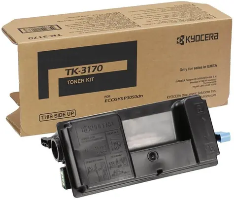 Kyocera TK-3170 Toner čierna / pre ECOSYS P3050dn &amp; P3055dn &amp; P3060dn / výťažnosť až 15.500 strán