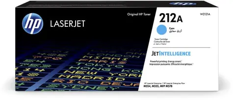 HP 212A originálny toner modrá / Enterprise Flow MFP M 578 C&amp;M 554 &amp; 554 DN / 4.500 strán