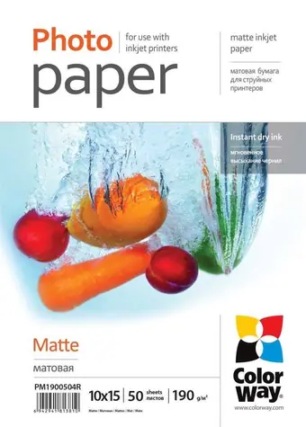 Colorway Fotopapier 10x15 (matný) - 190g/m2 50ks