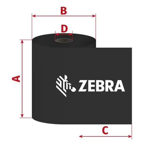 ZEBRA TTR páska ZipShip 5095 (1 ks) / resin / 83mm / 450m / 1" / 1 ks
