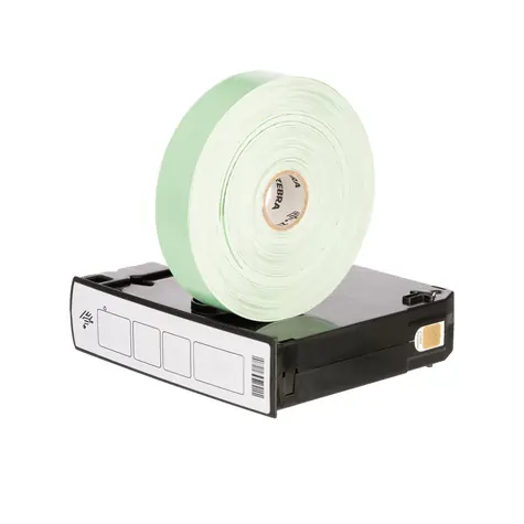 ZEBRA Wristband Green 1x10in (25.4x254mm) / PP / DT / Z-Band Fun / Adhesive closure / 350/roll / 6/box 