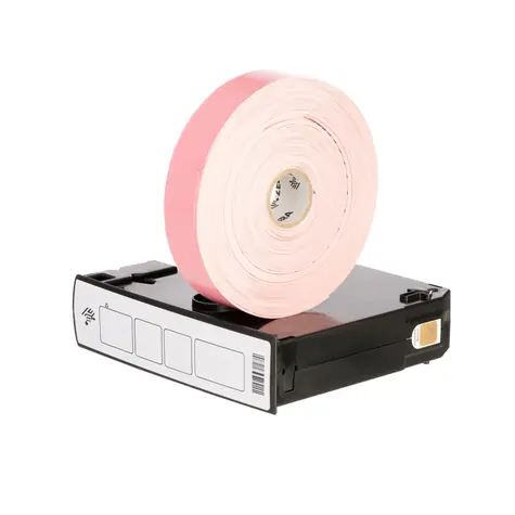 ZEBRA Wristband Pink 1x10in (25.4x254mm) / PP / DT / Z-Band Fun / Adhesive closure / 350/roll / 6/box 