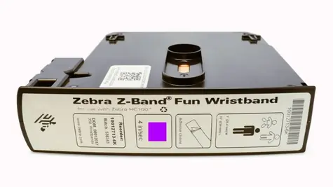 ZEBRA Wristband Purple 1x10in (25.4x254mm) / PP / DT / Z-Band Fun / Adhesive closure / 350/roll / 6/box 