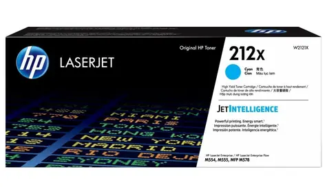 HP 212X originálny toner modrá / Enterprise Flow MFP M 578 C&amp;M 554 &amp; 554 DN / 10000 strán 