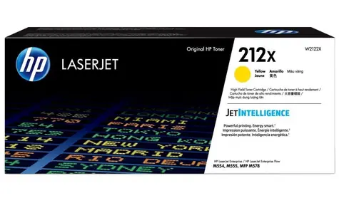 HP 212X originálny toner žltá / Enterprise Flow MFP M 578 C&amp;M 554 &amp; 554 DN / 10.000 strán 