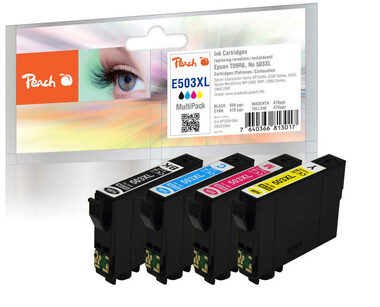 Peach T09R6 alternatívny cartridge 503XL MultiPack/ Expression Home XP-5200 &amp; WorkForce WF-2960 DWF / 500 &amp; 3x 470 strán