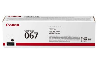 Canon originálny toner CRG 067 čierna / pre LBP631Cw &amp; LBP633Cdw &amp; MF651Cw &amp; MF655Cdw &amp; MF657Cdw / 1 350 strán