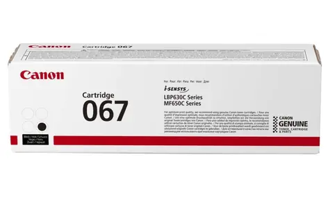 Canon originálny toner CRG 067 čierna / pre LBP631Cw &amp; LBP633Cdw &amp; MF651Cw &amp; MF655Cdw &amp; MF657Cdw / 1 350 strán