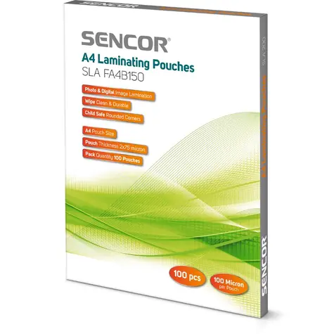Sencor SLA FA4B150 Laminovacia fólia A4/150mic (100ks)