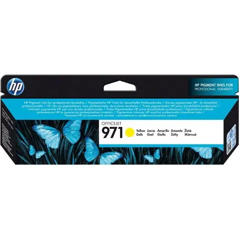 HP 971 (CN624AE) originálna atramentová náplň žltá / pre HP Officejet Pro X451dw & X476dw & X551dw / 32ml