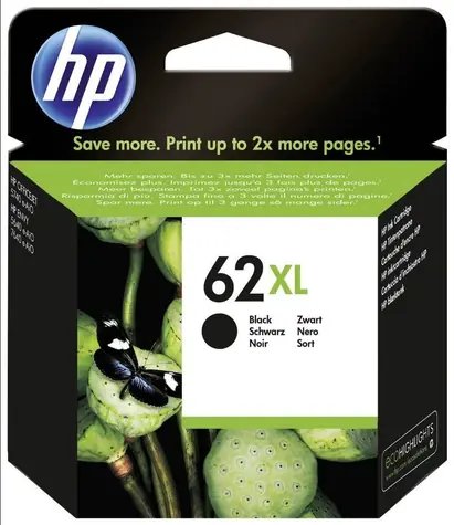 HP 62XL (C2P05AE) atramentová kazeta čierna / pre HP ENVY 5540 & 5640 & 5646 & 7640 & OfficeJet 200 & 250 / 12 ml