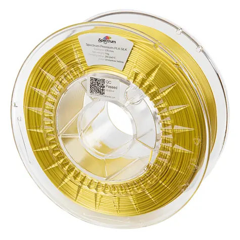 Spectrum 80267 3D filament PLA Silk unmellow yellow | 1.75mm | 1000g