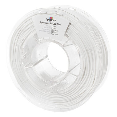 Spectrum 80261 3D filament S-Flex 90A Polar white | 1.75mm | 250g
