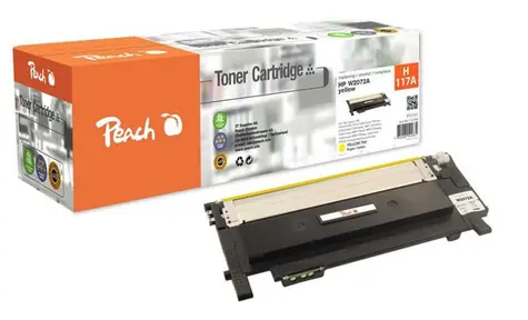 Rozbalené - Peach 117A kompatibilný toner žltá / pre HP Color Laser 150a & 150nw & HP Color Laser MFP 178nw & 179fnw / rozbalené
