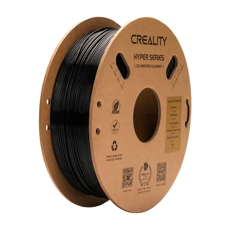 Creality Filament PETG čierna / struna pre 3D tlačiareň / PETG / 1.75mm / 1kg