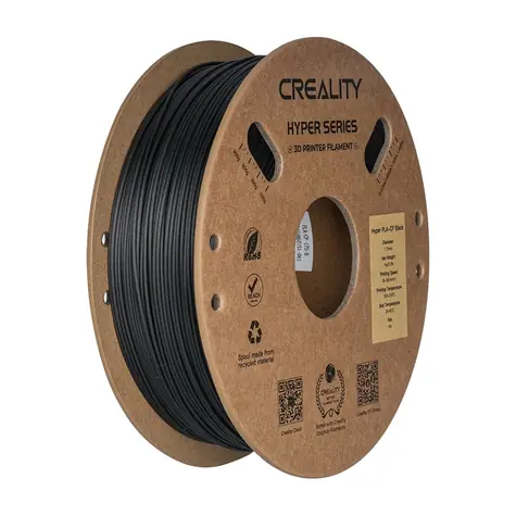 Creality Filament PLA-CF čierna / struna pre 3D tlačiareň / PLA / 1.75mm / 1kg