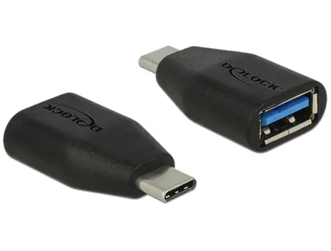 DeLock adaptér SuperSpeed USB 10 Gbps (USB 3.1 Gen 2) USB Type-C samec > Typ-A samica