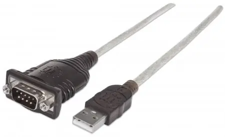 Manhattan Adaptér USB - sériový Port (USB AM/DB9M, RS232)