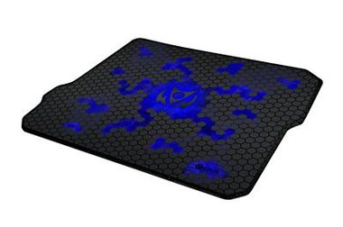 C-TECH ANTHEA CYBER BLUE / Herná podložka pod myš / 320x270x4mm / obšité okraje