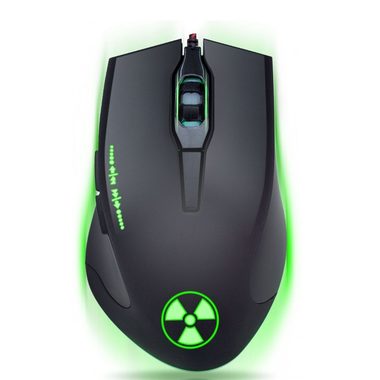 Connect IT BATTLE RNBW čierna / Herná optická myš / podsvietenie / 3200DPI / 6 tlačidiel / USB 