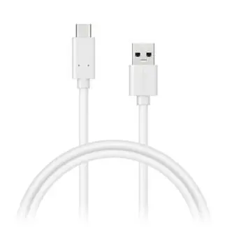 Connect IT Wirez USB C (Type C) - USB 1m biela tok prúdu až 3A