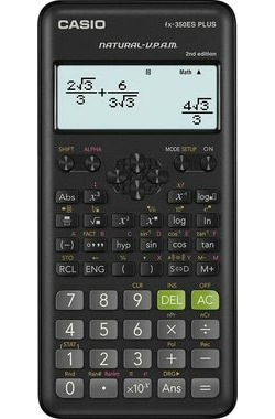 CASIO FX 350 ES PLUS 2E čierna / školská kalkulačka / dvanásťmiestna