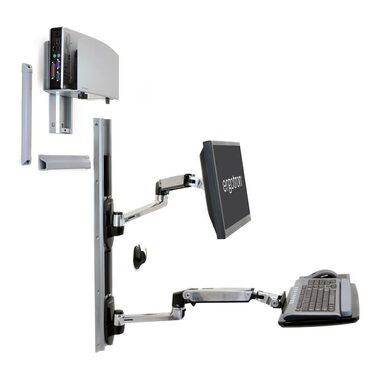 ERGOTRON LX Wall Mount System / Držiak na LCD, klávesnicu a počítač