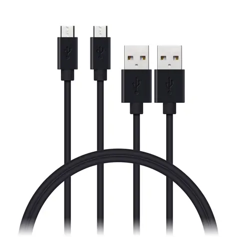 CONNECT IT Wirez Micro USB - USB 1m čierna / 2 ks v balení