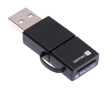 CONNECT IT SMART OTG čítačka MicroSDHC pre mobilné telefóny a PC