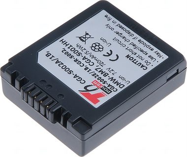 T6 Power Batéria Panasonic DMW-BM7 / CGA-S002E / CGA-S002 / 720mAh / šedá