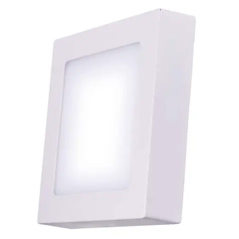 EMOS prisadené LED svietidlo štvorec 6W / 36W / teplá biela / IP20