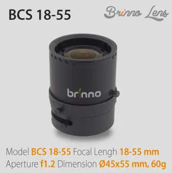 Brinno BCS 18-55mm F1.2 Aspherický objektív pre TLC200 Pro