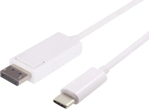 MicroConnect kábel USB3.1 C (M) - DisplayPort V1.2 (M) / 4K * 2K @ 60Hz / 1m / biela