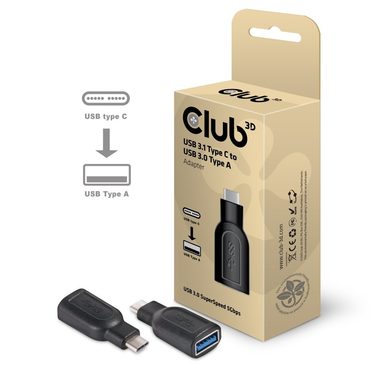Club3D Redukcia USB 3.1 TYPE C na USB 3.0